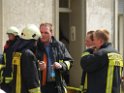 Kellerbrand mit Menschenrettung Koeln Brueck Hovenstr Olpenerstr P111